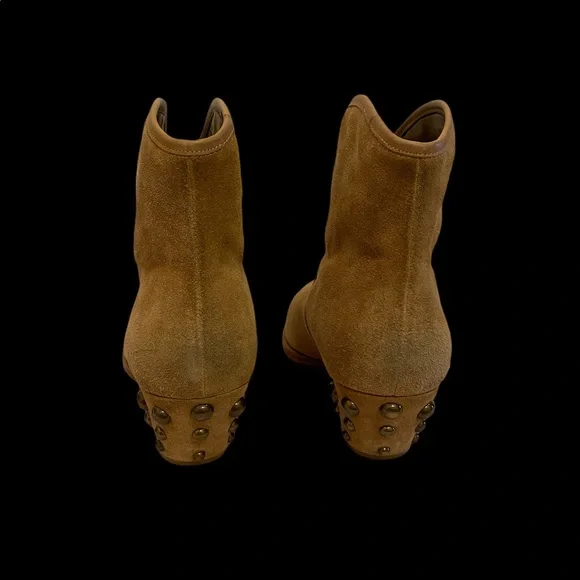 Marc Fisher “Rippa” Suede Studded Bootie Sz 10 EUC - Picture 4 of 6